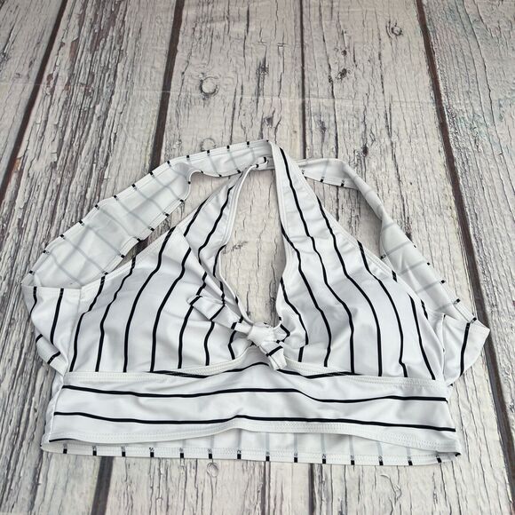 Women's Two Piece Bikini Swimsuit High Waisted Bottom Size 12(2XL) - Picture 4 of 12